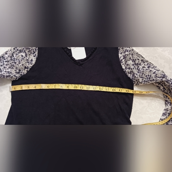 Siani Blouse with contrasting puffy sleeves - Picture 4 of 6